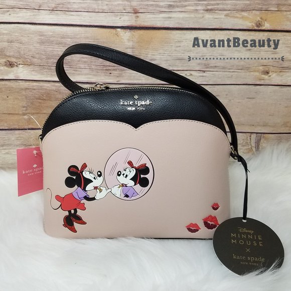 Kate spade Minnie Crossbody Disney KSNY Black Red - Picture 2 of 16